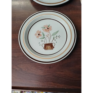 1970 Vintage Countryside Stoneware Collection Plate 6.75"